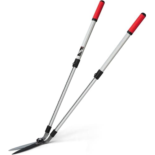 Image of Kimura® Pro Heavy Duty Lawn Shears - Premium Grass Shears, Wavy Japanese SK5 Steel Blades, Lightweight Handles, Ideal Shears for Edging, Lawn Trimming & Gardening - 780-1180mm