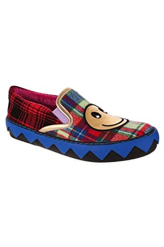 Image of Irregular Choice Women's Turn That Frown Pump, Red Black, 6.5 UK
