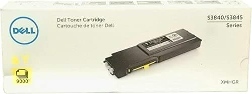 Image of Dell xmhgr 9000pages and Laser Toner Cartridge – Yellow Laser Toner Cartridge Yellow Toner & Laser Cartridge (Dell s3840cdn/s3845cdn, One Piece (S) Laser Toner, 9000 Page Yield)