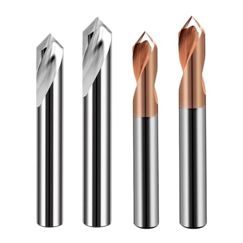 Image of Spot drill carbide short handle center drill 60 90 120 degree 1-20mm chamfer positioning preparation guide hole(BF2000,4mm,60 Degree)