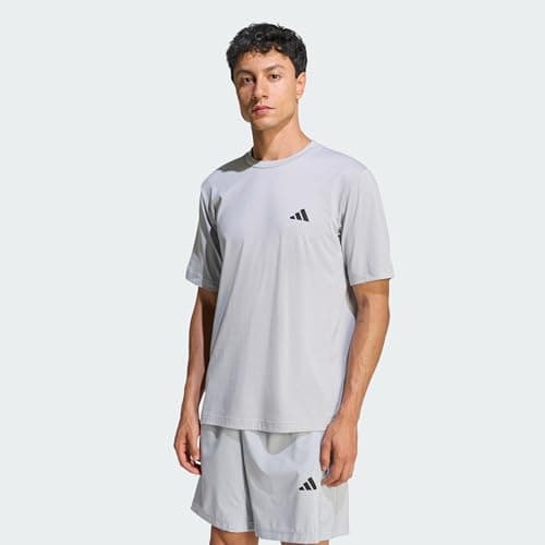 Image of adidas Men's Workout Essentials FEELREADY T-Shirt, Halo Silver, XXL