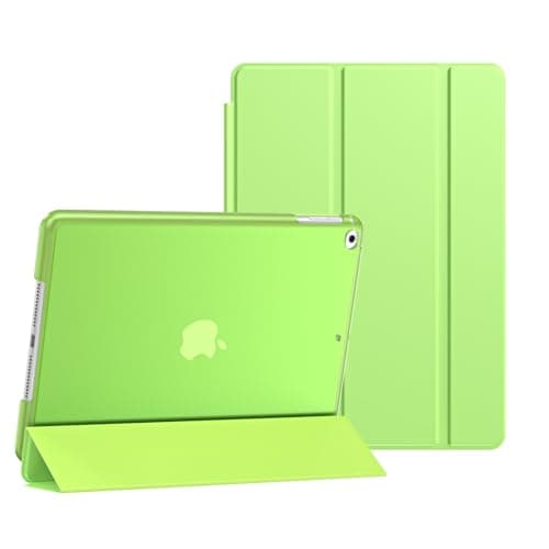 Image of Case For Apple iPad Air 1 (2013), iPad Air 2 (2014), iPad 5th Generation 9.7” (2017) & 6th Gen 9.7” (2018) Slim Lightweight Smart Shell Stand Cover for iPad 9.7-inch (Green)