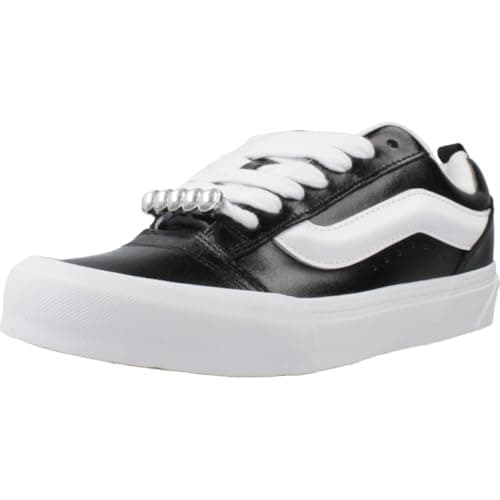 Image of Vans Knu Skool Black Black, Black/White, 7.5
