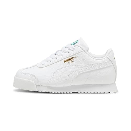 Image of PUMA - Juniors Roma 24 Standard Shoes, Color White, Size: 6 UK