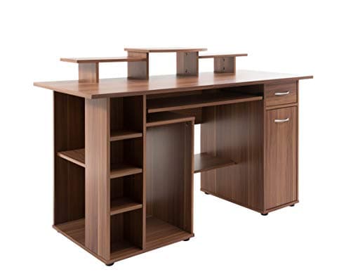 Image of Alphason,AW12004WAL,San Diego Walnut effect utility work centre,Walnut,900x1000x595mm