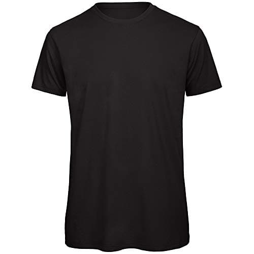 Image of B&C Mens Favourite Organic Cotton Crew T-Shirt (M) (Black)