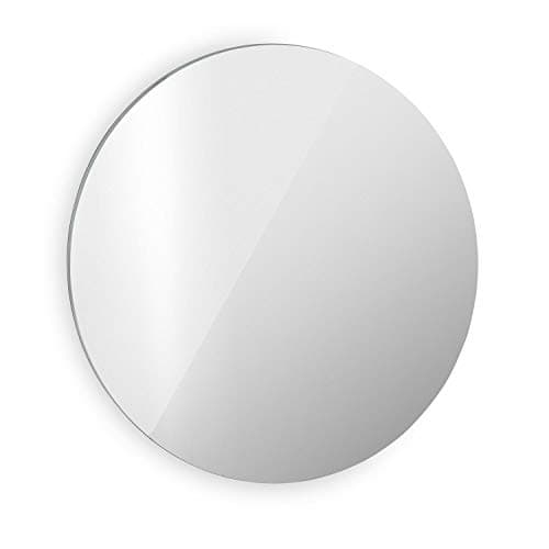 Image of Klarstein Marvel Mirror - Infrared Heater, Electric Heater, Radiant Heater, Mirror Surface, Diameter: 85 cm, 300 Watts, Wall Installation, Automatic Switch-off Function, Hardened Safety Glass, Round