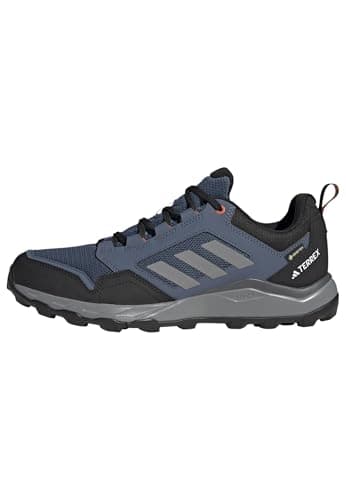 Image of adidas Men's Terrex Tracerocker 2 Gore-TEX Trail Running Shoes, Wonder Steel/Grey Three/Semi Impact Orange, 10 UK