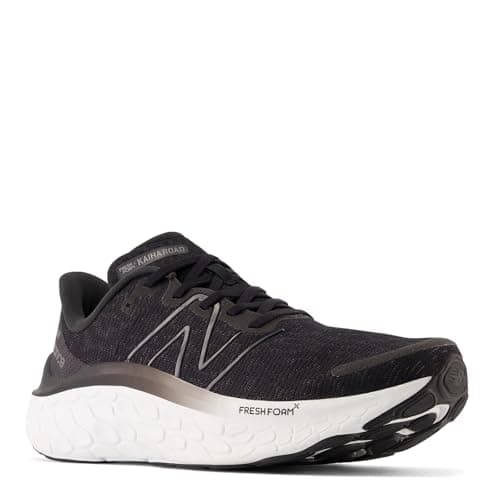 Image of New Balance Men's Fresh Foam X Kaiha Road V1 Running Shoe, Black/Phantom/Dark Silver Metallic, 9 UK
