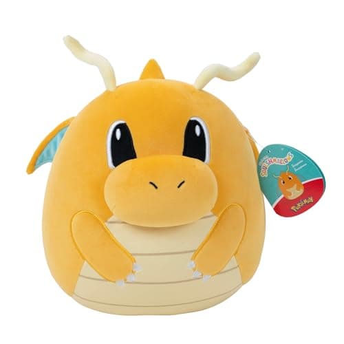 Image of Squishmallows Original 10-Inch Dragonite Pokémon Plush - Ultrasoft Official Jazwares Plush (Medium)