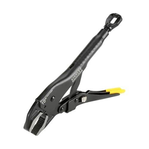 Image of Stanley FMHT0-74886 250 mm Fatmax Locking Mole Grip Curve Jaw Pliers - Black