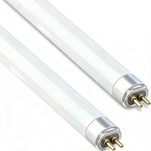 Image of PORUPAEL 2 Pack T5 8W Fluorescent Tube Lamps 288mm - 4000K Cool White Energy Saving Light, G5 2 Pin Base High Efficiency T5 Bulb for Strip Lights, Kitchen Bathroom Cabinet Lighting