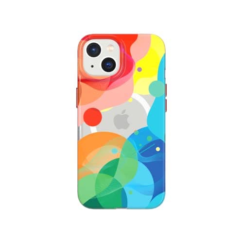 Image of tech21 iPhone 14 Evo Art Compatible with MagSafe – Protective Phone Case with Exclusive Artwork, Scratch Resistance & 12ft Multi-Drop Protection