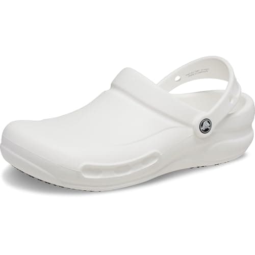 Image of Crocs Unisex Bistro Clogs, White, 5/6 UK