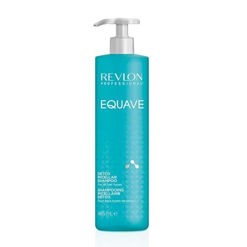 Image of REVLON PROFESSIONAL EQUAVE DETOX MICELLAR SHAMPOO FOR ALL HAIR TYPES, Micellar Shampoo, Detox Shampoo, Cleansing Shampoo, Keratin-Enriched Shampoo, Shampoo For All Hair – 485 ML