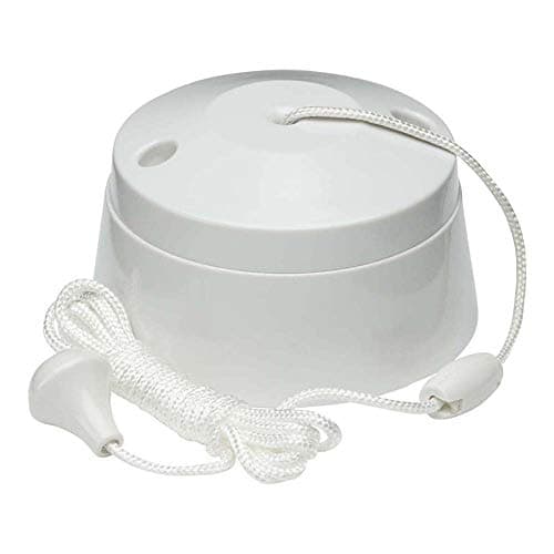 Image of Knightsbridge SN8290 1-Way Pull Cord Switch, 10A white 1W