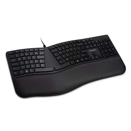 Image of Kensington Pro Fit Ergonomic Wired Keyboard- Black (K75400US)
