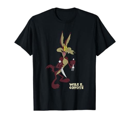 Image of Looney Tunes Wile E Coyote Distressed T-Shirt