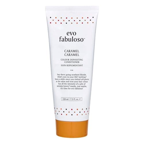 Image of Evo Fabuloso Caramel Colour Depositing Conditioner for Dull, Dry & Blonde Hair - Toning, Moisturising Hair Treatment - 220 mL