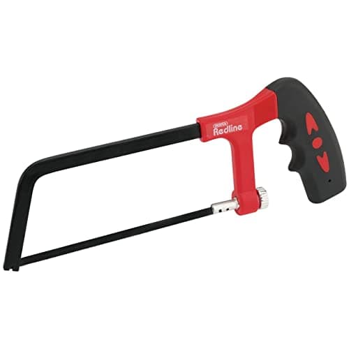 Image of Draper Redline Junior Hacksaw | Soft Grip | Cutting DIY Tool | Blade Tensioner | 68819