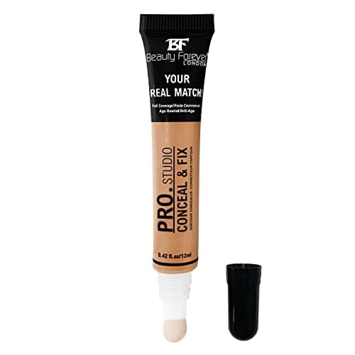 Image of Beauty Forever Pro Studio, Conceal & Fix Contour Concealer, Moisturising & Hydrating Formula, 12ml (55 WARM HONEY)