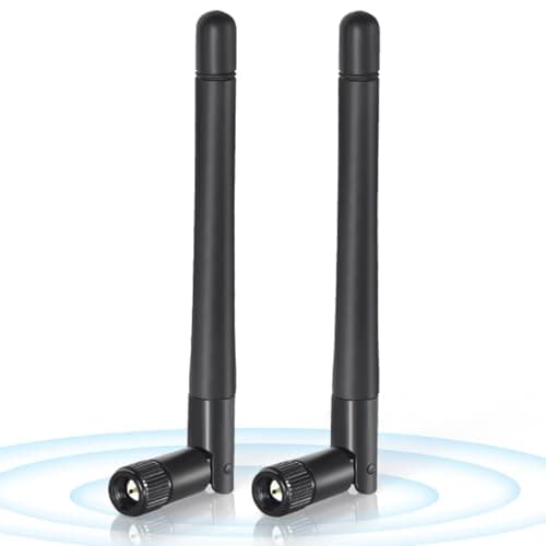 Image of Bingfu WiFi Antenna SMA WiFi Aerial 2.4GHz 5GHz 5.8GHz 3dBi MIMO SMA Male Antenna (2-Pack) for Router Wireless Network Card USB Adapter Video Surveillance Monitor