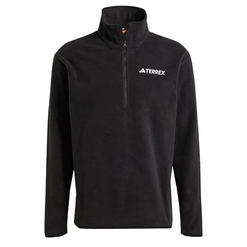 Image of adidas Men's Terrex Multi Essentials Half Zip Fleece Jacket, black, M