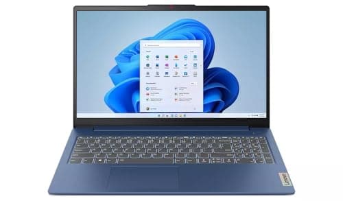 Image of Lenovo IdeaPad Slim 3 15IAH8 15.6" Laptop | Intel Core i5-12450H | 8GB RAM | 256GB SSD | Full HD Webcam | Stereo Speakers with Dolby Audio | Windows 11 Home | Blue