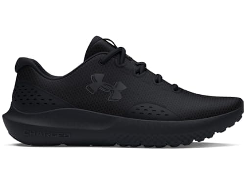 Image of Under Armour Women's UA W Charged Rogue 6 Running Shoes with Breathable Mesh, Impact Absorbing Women's Trainers, 6 UK Black