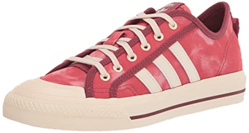 Image of adidas Originals Nizza Skate Shoe, Crew Red/Tactile Red/Chalk White, 5 US Unisex Big Kid