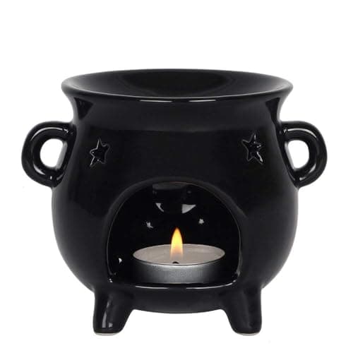 Image of Spirit of Equinox Oil Burner, Black, 10 cms
