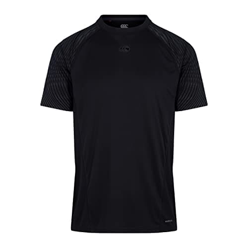 Image of Canterbury Men's Vapodri Superlight Short Sleeve Training T-Shirt, Black, M