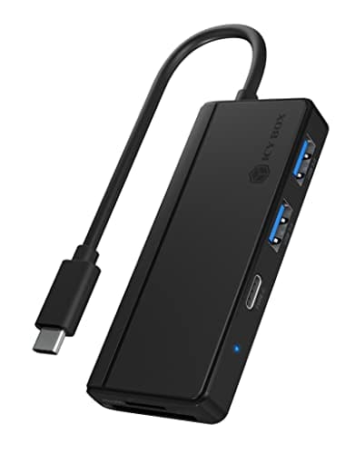 Image of ICY BOX USB-C® Docking Station IB-HUB1423CR-C3 Suitable for Docking Station Brands: Universal Integrated Card Reader