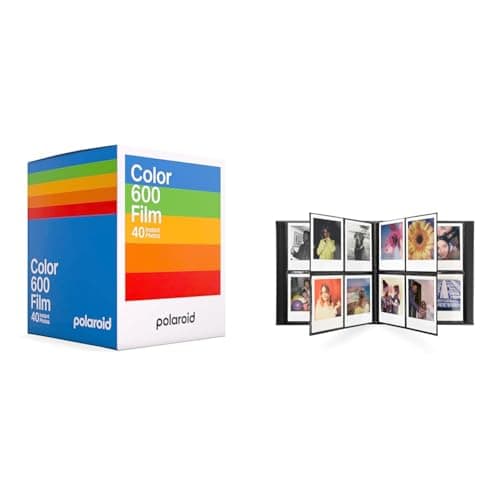 Image of Polaroid Color Film for 600 - x40 Film Pack & Photo Album - Large