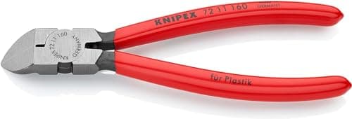 Image of KNIPEX Diagonal Cutters for Plastics with Plastic Coating 160 mm, 72 11 160