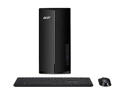 Image of acer Aspire TC-1780 Desktop PC - (Intel Core i7-13700, 8GB, 512GB SSD, Wireless Keyboard and Mouse, Windows 11, Black)