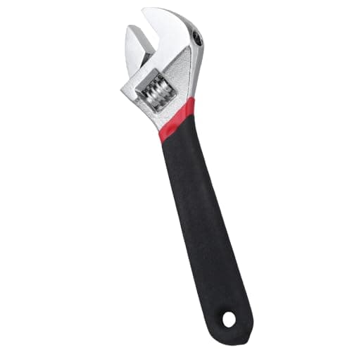 Image of JIYIN 6"/150mm Adjustable Wrench, Small Metric Scales Adjustable Spanner Max Opening 20mm Wide Jaw Wrench with Rubber Anti-Slip Grip High Carbon Steel Rust Resistant Spanner