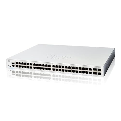 Image of Cisco Catalyst 1200-48T-4X Smart Switch, 48 Port GE, 4x10GE SFP+, Limited Lifetime Protection (C1200-48T-4X)
