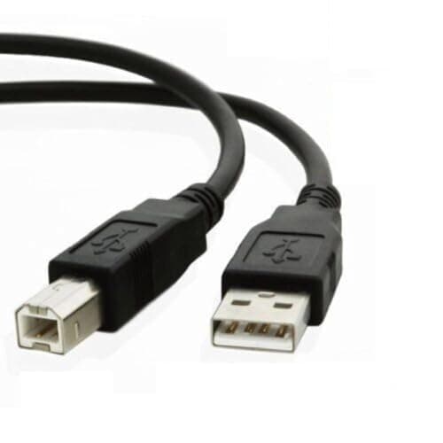 Image of Generic Printer Cable, 1.8M USB 2.0 Connection Printer Cable For Scanner, PC, Type A to Type B Male Cord, Plug & Play Lead for USB A/B devices, High-Speed Data Transfer Connectors for PC
