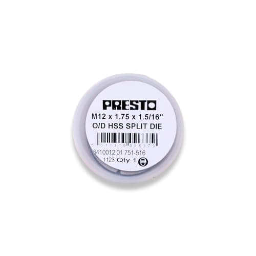 Image of Presto 6410012.01.751-516 Metric Coarse HSS Circular Adjustable Split Die
