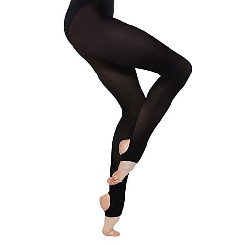 Image of Silky Girls Dance Stirrup Tights (1 Pair) (7-9 Years) (Black)