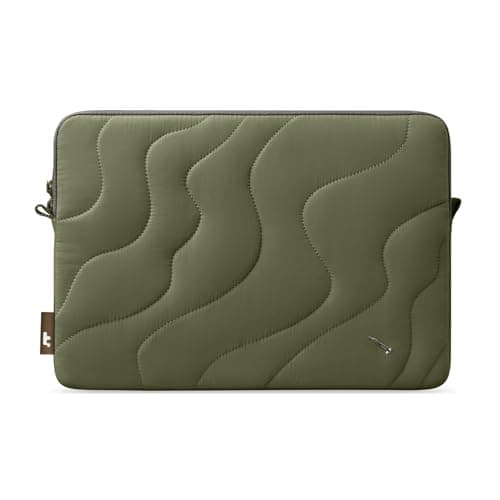 Image of tomtoc 360° Protective Puffy Laptop Sleeve for 15-inch New MacBook Air M5/A3448 (2026), M4/A3241, M3/A3114, M2/A2941, 15-inch Surface Laptop 7/6/5/4/3, Quilted Puffer Soft Case Bag