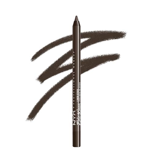 Image of NYX Professional Makeup Epic Wear Long Lasting Liner Stick, Easily Glide Tip, Easily Sharpened, Waterproof Colour, Long-Lasting, Bold Colour, Shade: Deepest Brown