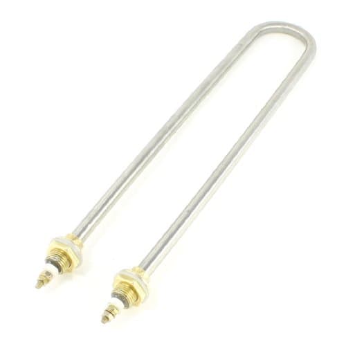 Image of sourcingmap AC 220V 3000W Metal U Shaped Thread Mounted Electric Heating Element Heater Tube