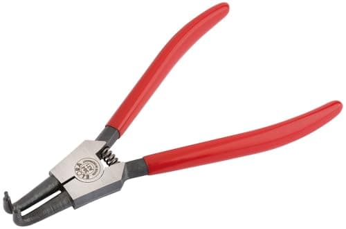 Image of Draper 384-A21 19mm-60mm A21 Elora Bent External Circlip Pliers, Blue, 19 mm-60 mm