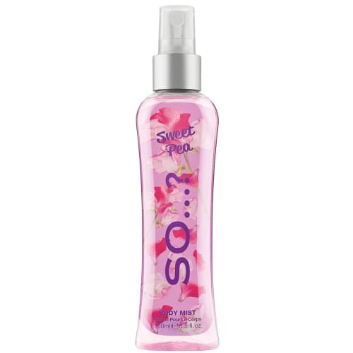 Image of Body Mist By So…? Womens Sweet Pea Body Body Mist Fragrance Spray 100ml
