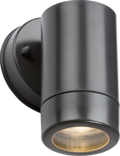 Image of Knightsbridge Eamon - 230V IP54 GU10 Polycarbonate Single Wall Light - Anthracite