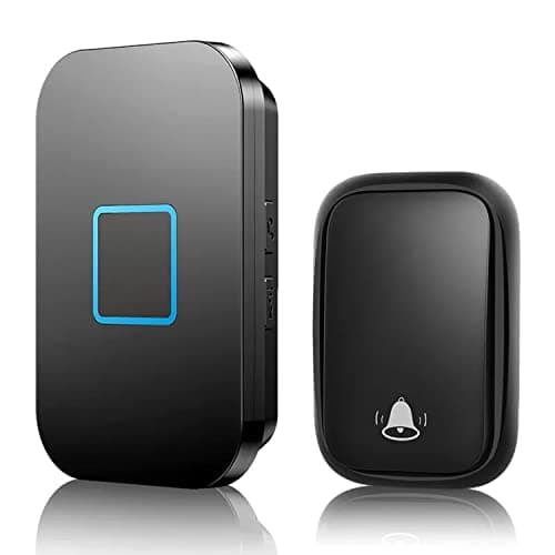 Image of TriLine Self-Powered Wireless Doorbell, Waterproof Cordless Chime, No Battery Required Door Bell Kit with 150M Range LED Indicators, 500 ft Remote 5 Volume Levels 60 Melodies