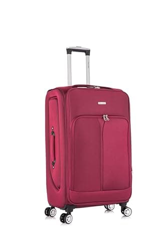 Image of 29" Large Suitcase Super Lightweight Luggage 20% Expandable 4 Wheels Spinner Soft Shell Check in Luggage for 23kg