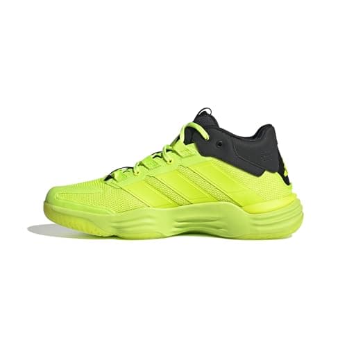 Image of adidas Men's Courtstabil Indoor Performance Shoes, Lucid Lemon/Lucid Lemon/Core Black, 7 UK